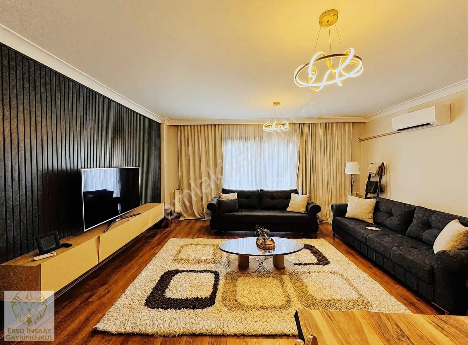 Ersü'den Park Manzaralı Komple Lüks Eşyalı 3+1 130m2 Ebeveynli