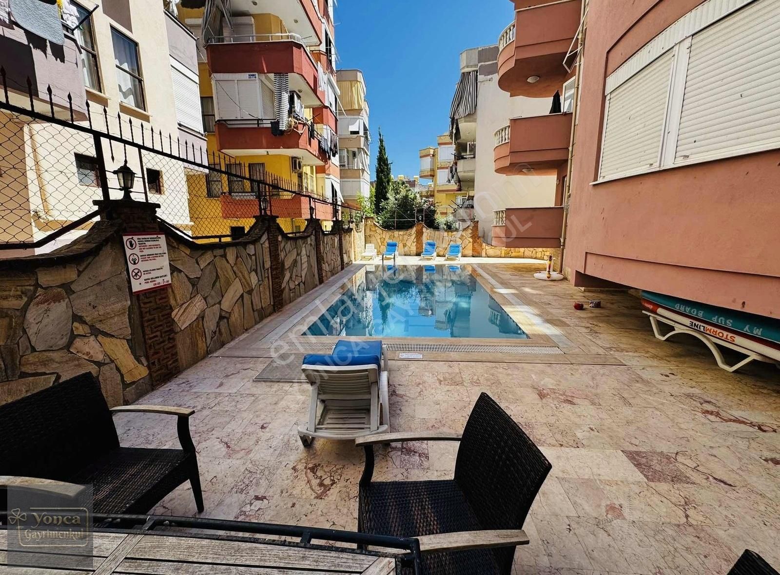 Alanya Merkez Saray Mah 2+1 Ful Eşyalı Havuzlu