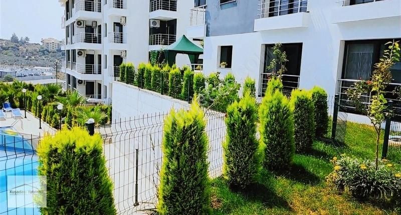 Kuşadasında Güvenlikli Havuzlu Sitede Bahçeli Eşyalı Geniş 2+1 - Görsel 13