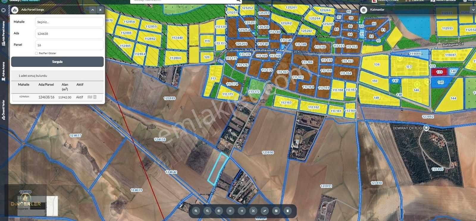 Tüm Altyapıları Mevcut Asfalt Yola Cephe Satılık Tek Tapu Arsa