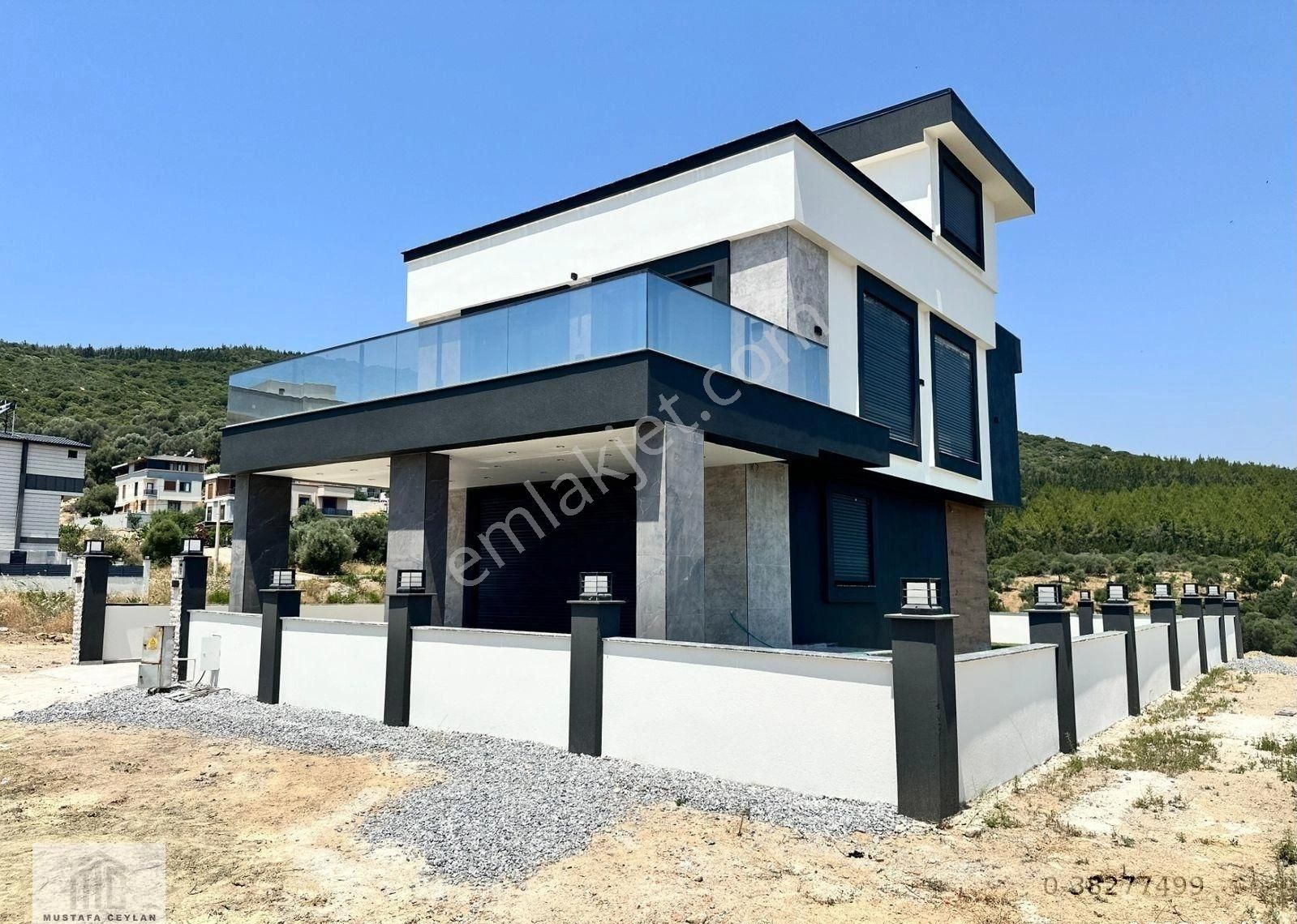 Seferihisar Doğanbeyde 4+1 Satılık Müstakil Lüks Villa Doğa Ve Deniz Manzaralı - Görsel 11