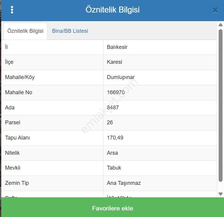 Çarşı Merkezde Kupon 4 Kat İmarlı Arsa !!!!