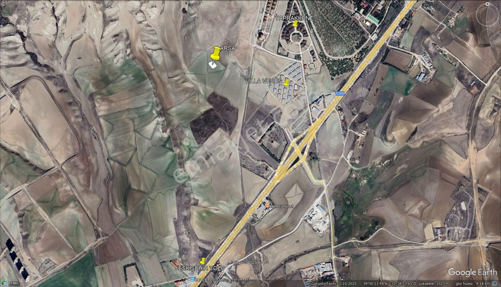 Yapracık Da Tek Tapu İmarlı Villa Arasası Köşe Parsel - Görsel 4