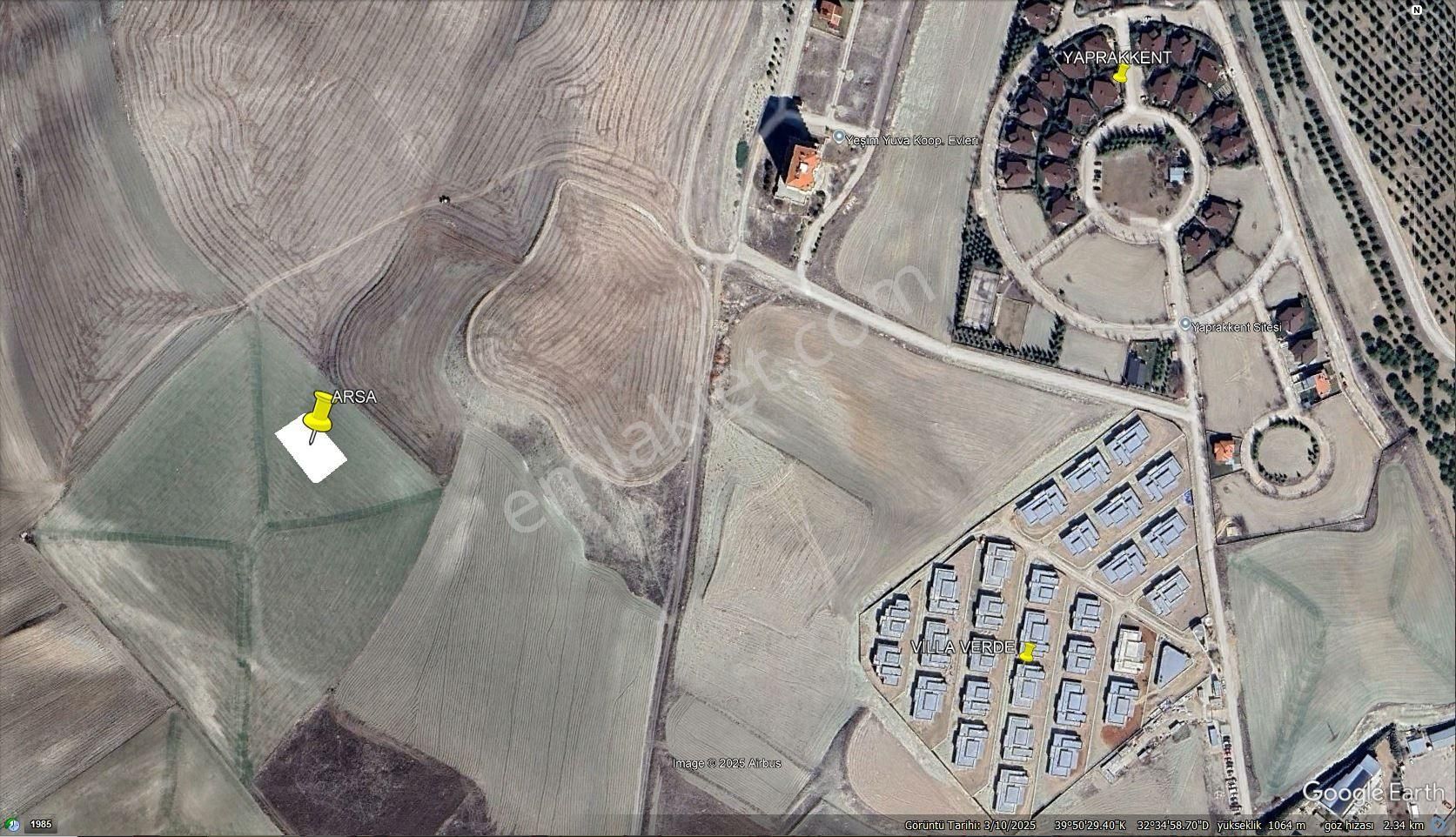 Yapracık Da Tek Tapu İmarlı Villa Arasası Köşe Parsel - Görsel 2
