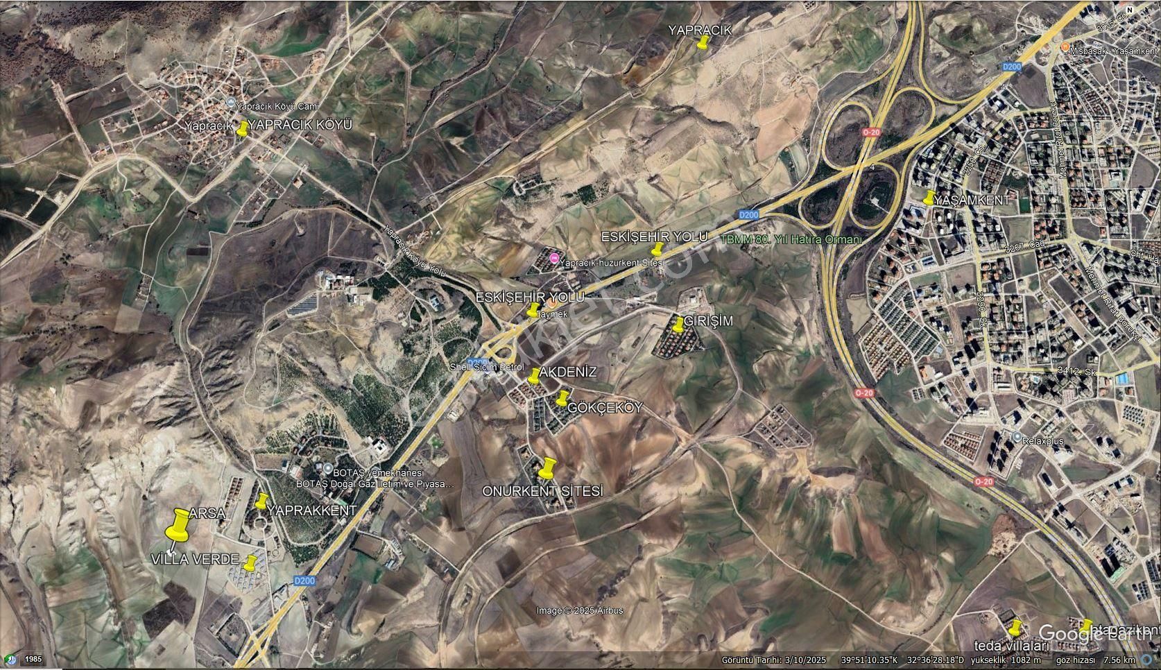 Yapracık Da Tek Tapu İmarlı Villa Arasası Köşe Parsel - Görsel 7