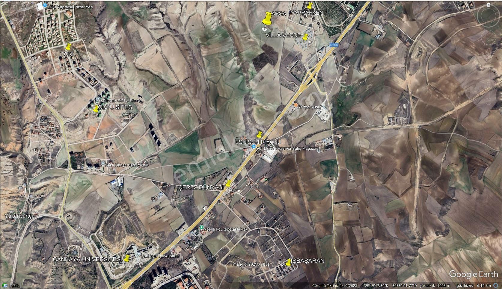 Yapracık Da Tek Tapu İmarlı Villa Arasası Köşe Parsel - Görsel 6