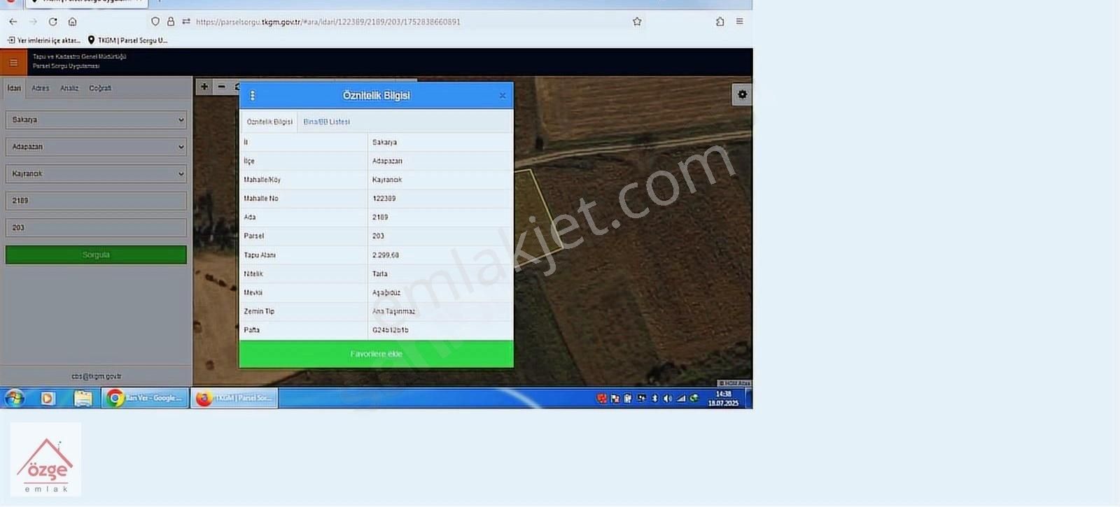 Özge Emlaktan Satılık Kayrancık Tapusu Tarla - Görsel 2