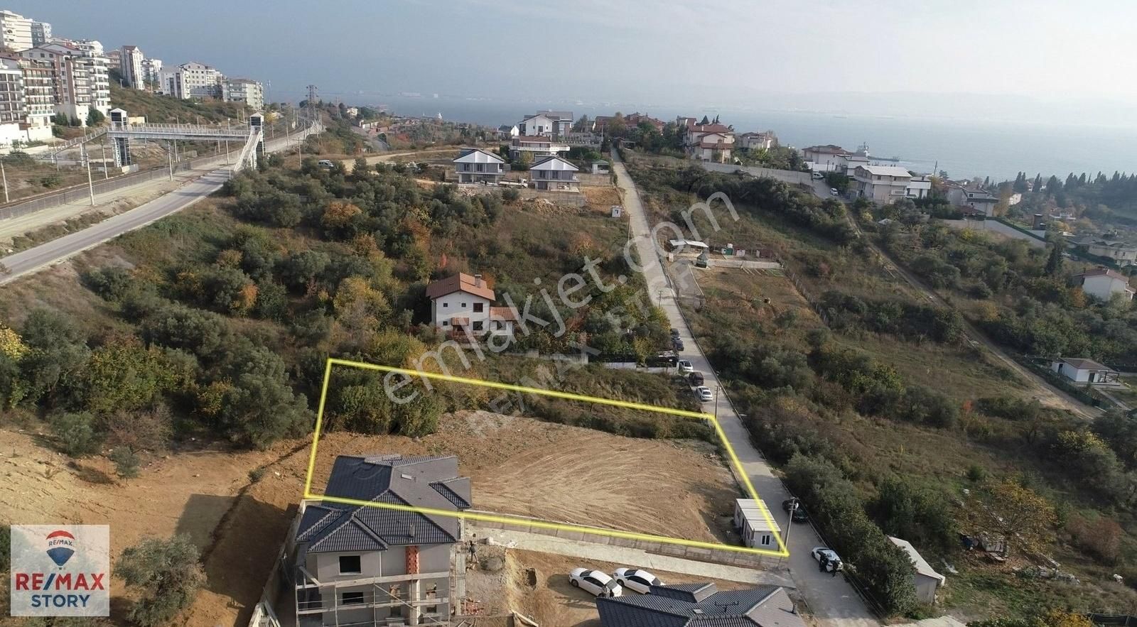 Eskihisar Da 3 Villalık Tek Satılık 1497m² Konumu Güzel Arsa