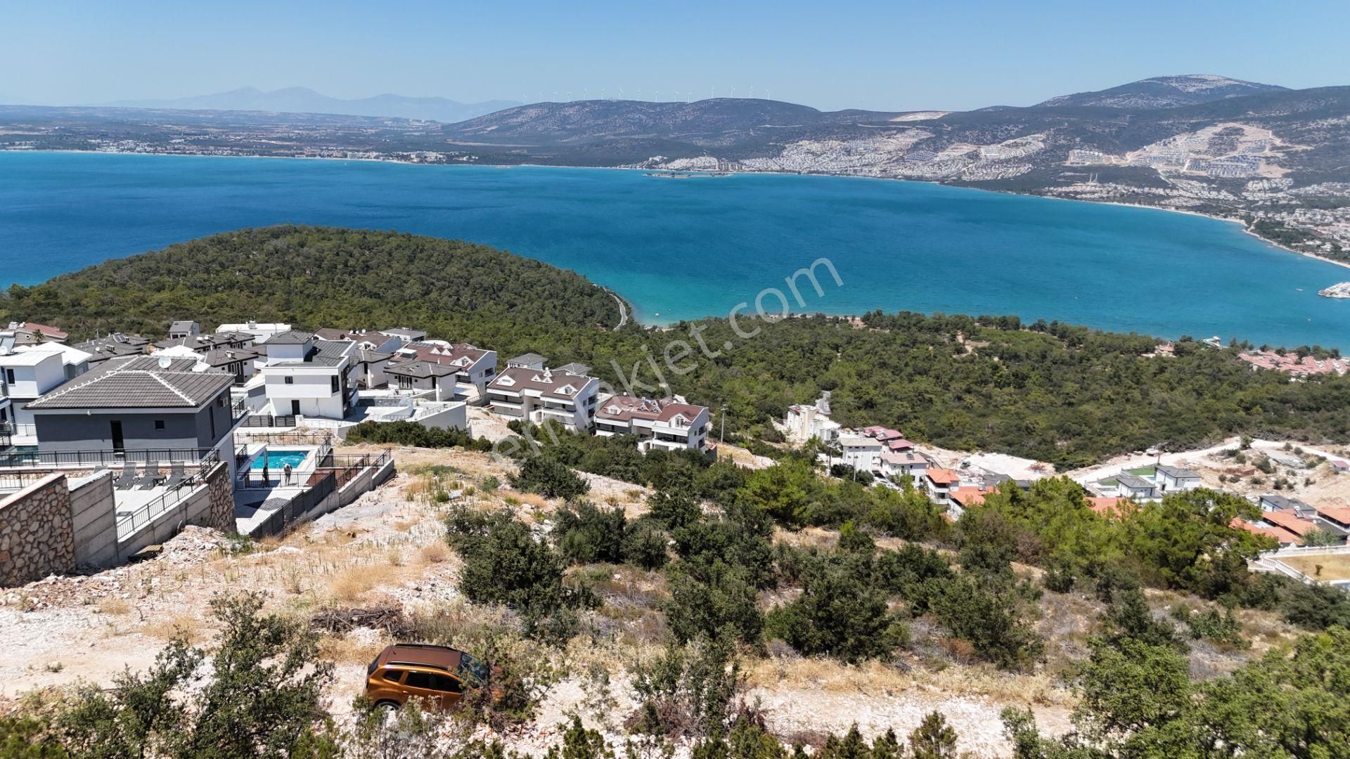 Didim Akbükte Full Deniz Manzaralı Müstakil Villa İmarlı Arsa - Görsel 2