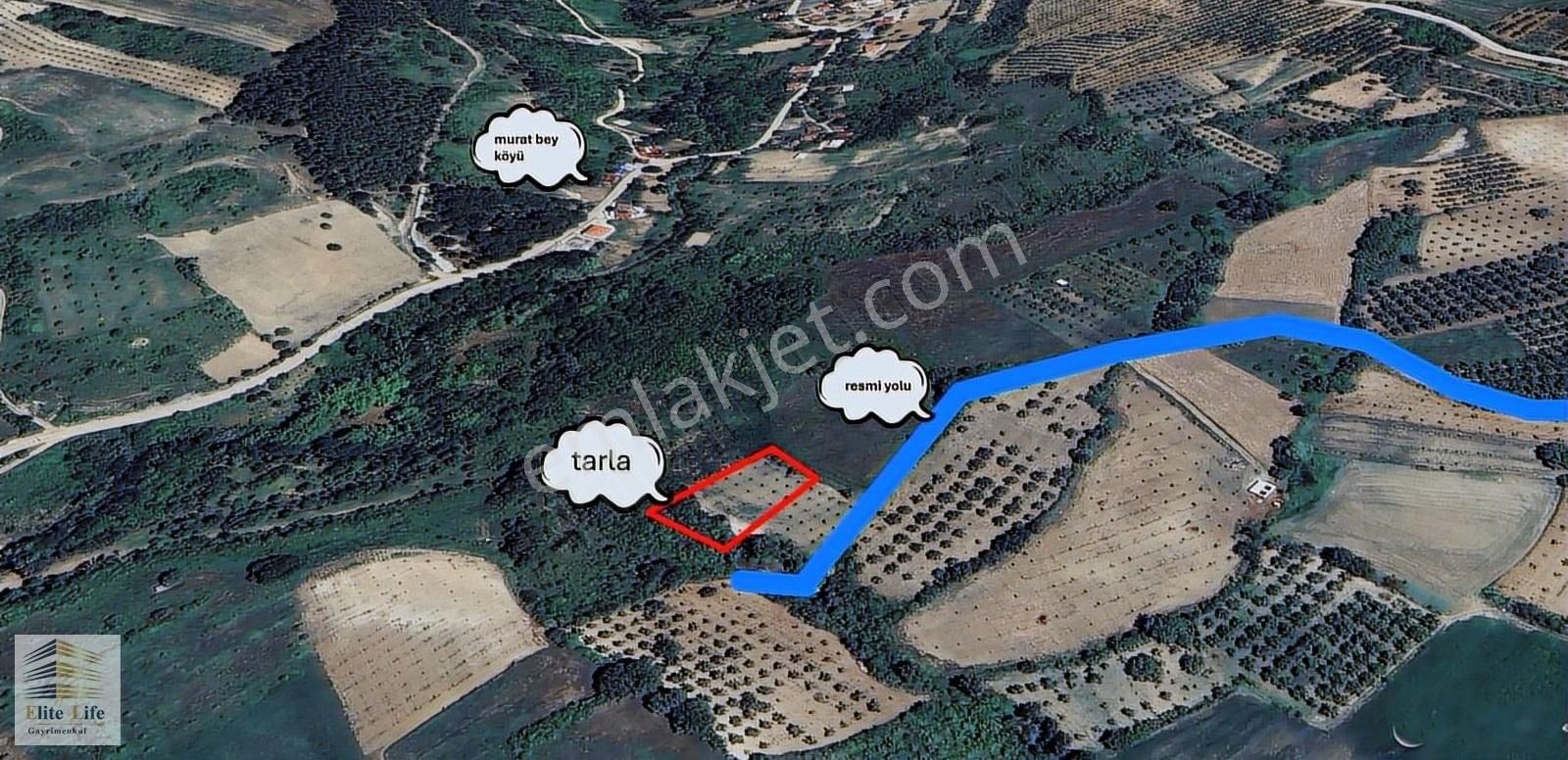 Bursa İnegöl Konurlarda 1.700 M2 Tarla