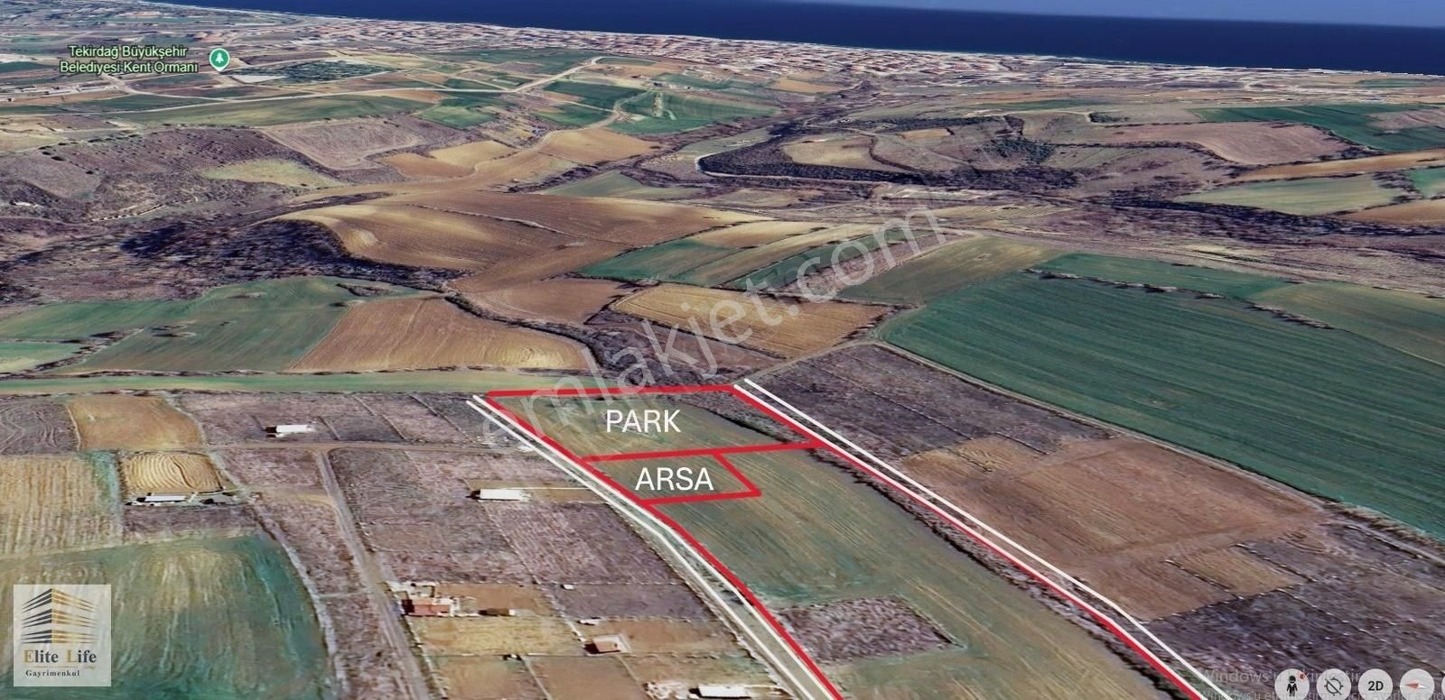 Tekirdağ Süleymanpaşa'da 2 Kat İmarlı 501 M2 Arsa - Görsel 3