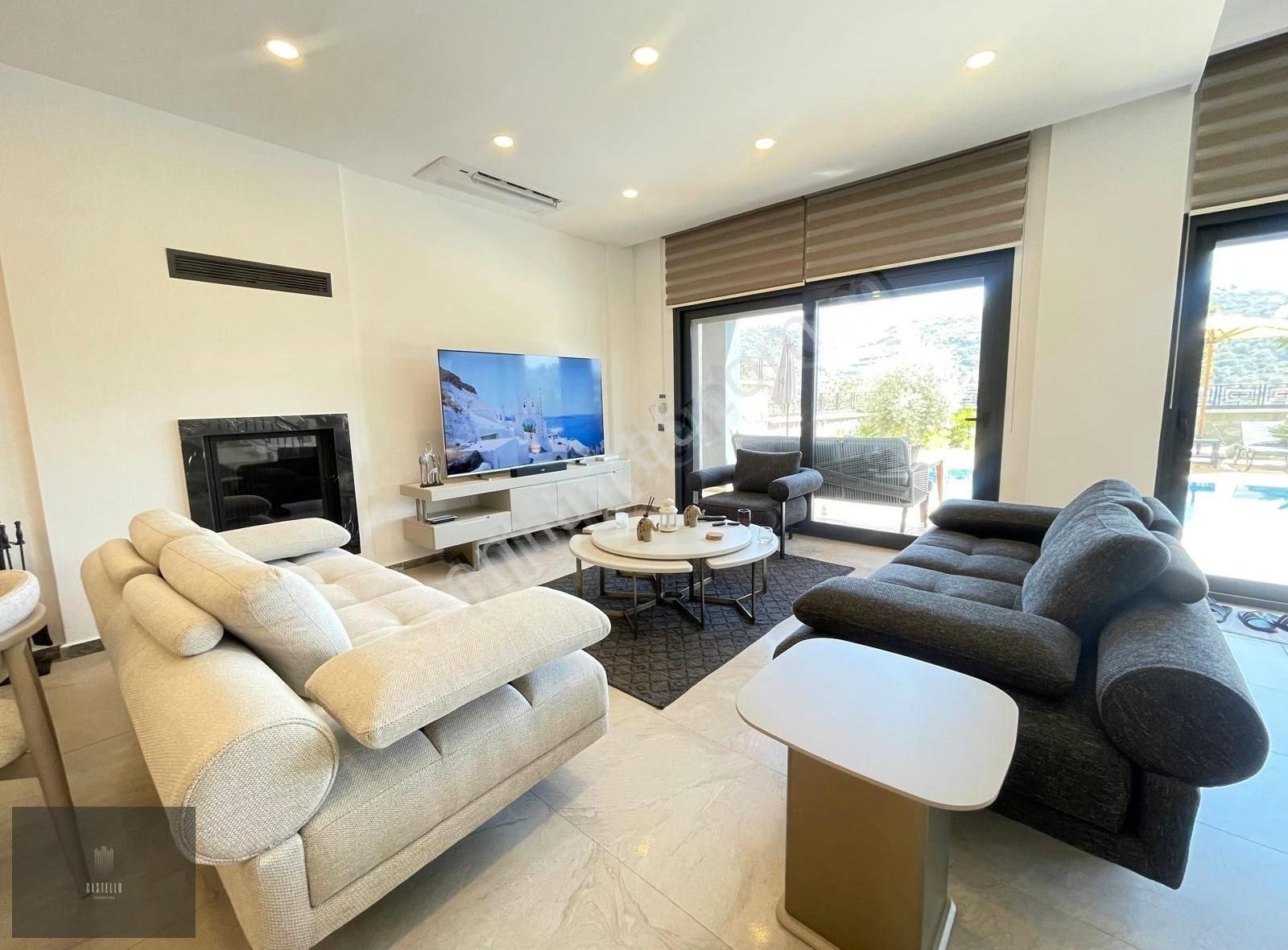 Bodrum Yalıkavak Lüks Taş Kaplı Müstakil Havuzlu Kiralık Villa - Görsel 28