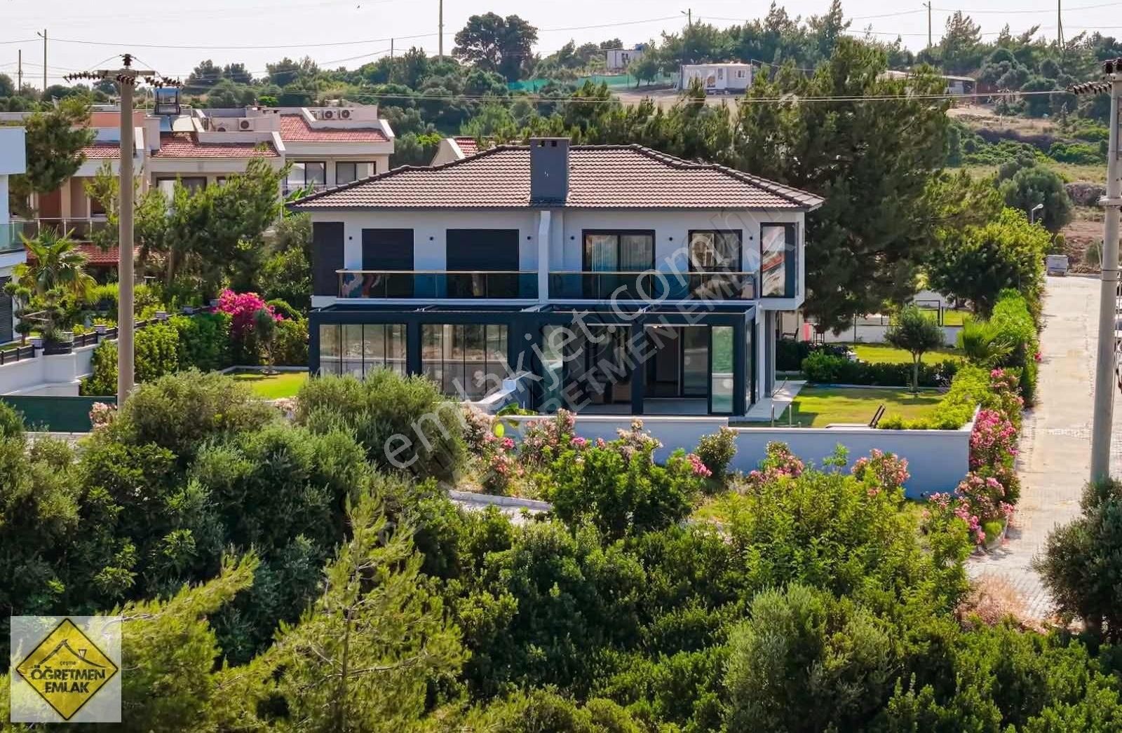 Çeşme Ayasaranda Plaja 650m Uzaklıkta Deniz Manzara Lüks Villa - Görsel 9