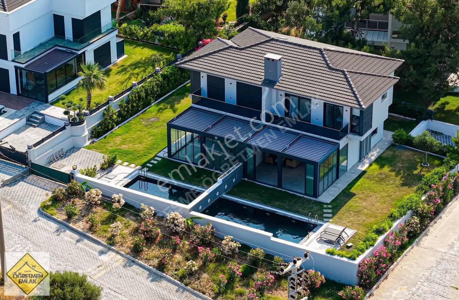 Çeşme Ayasaranda Plaja 650m Uzaklıkta Deniz Manzara Lüks Villa - Görsel 22