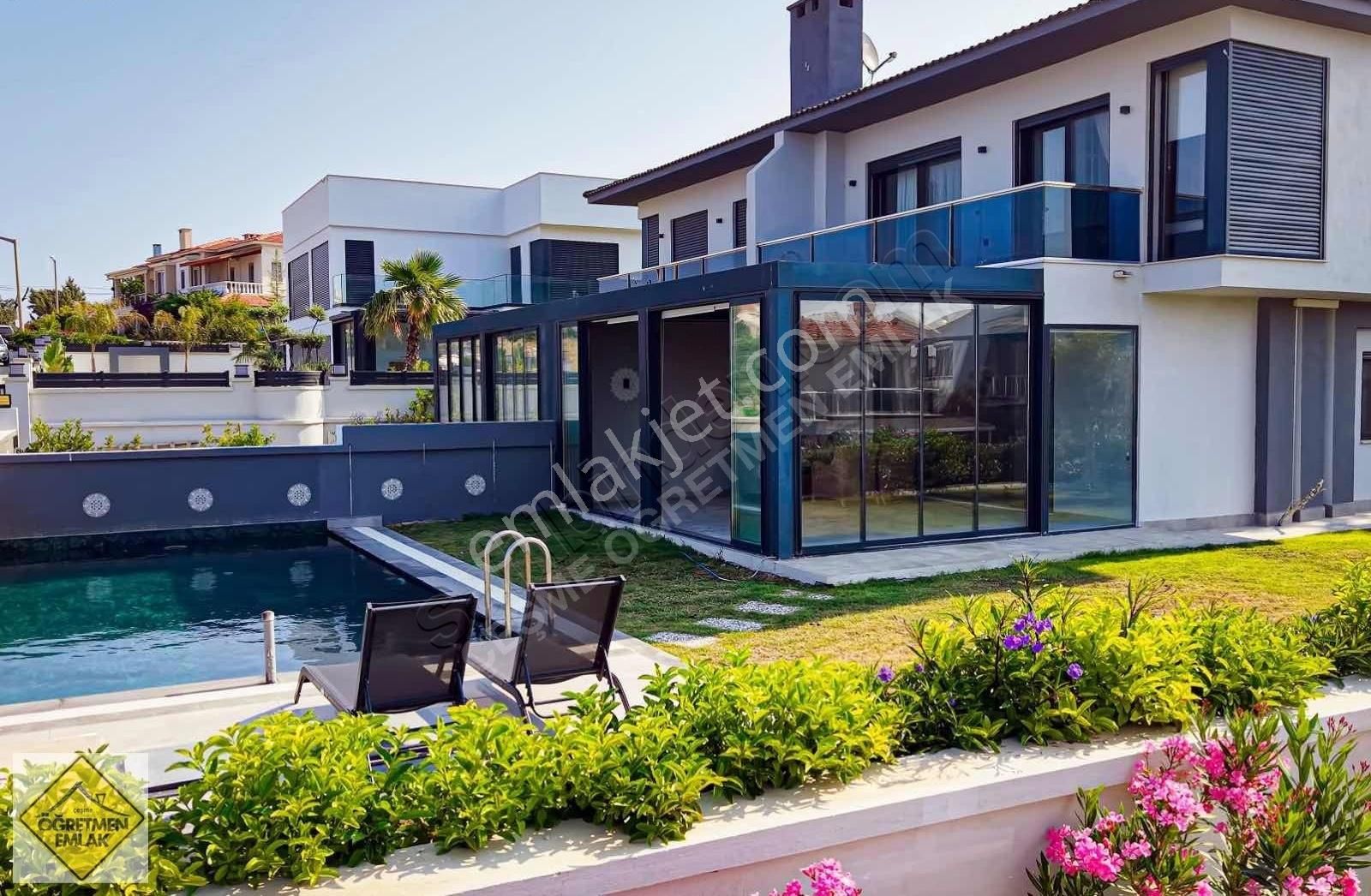 Çeşme Ayasaranda Plaja 650m Uzaklıkta Deniz Manzara Lüks Villa - Görsel 32