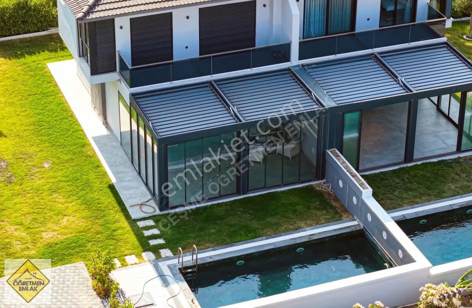 Çeşme Ayasaranda Plaja 650m Uzaklıkta Deniz Manzara Lüks Villa - Görsel 3