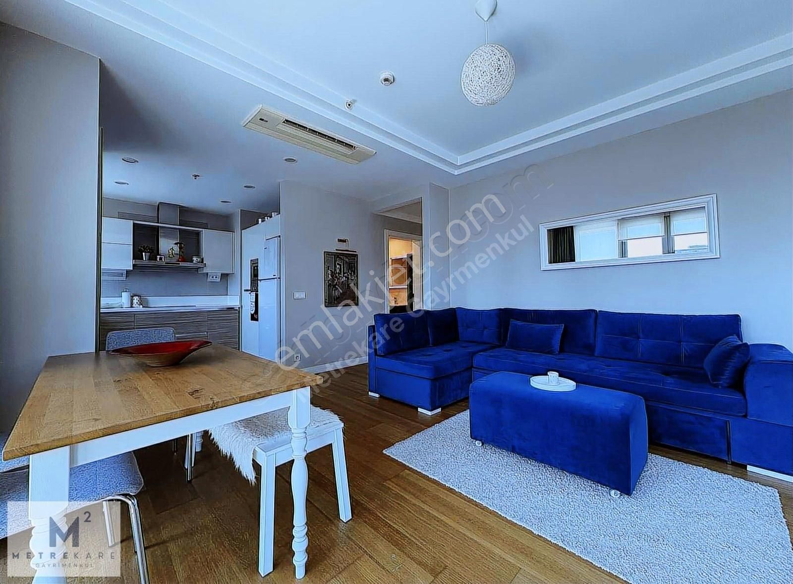 Vadistanbul Teras 1+1 Eşyalı Kiralık Aylık Ödeme B Tipi Önü Açık