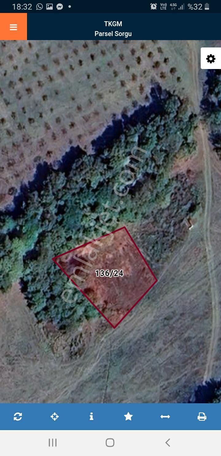 Kocaeli İzmit Çağırganlı Da 1 Dönüm Arazi 1.6500000