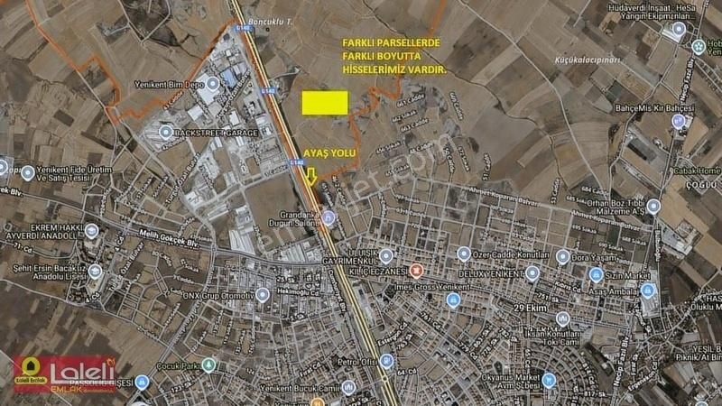Doguyaka Projesinde Sanayi İmarlı Yatırımlık Hisseler