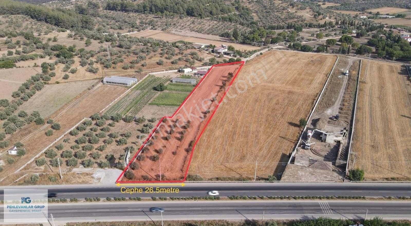 Milas-bodrum Ana Yola Sıfır Ticari İmar Planında Satılık Arazi