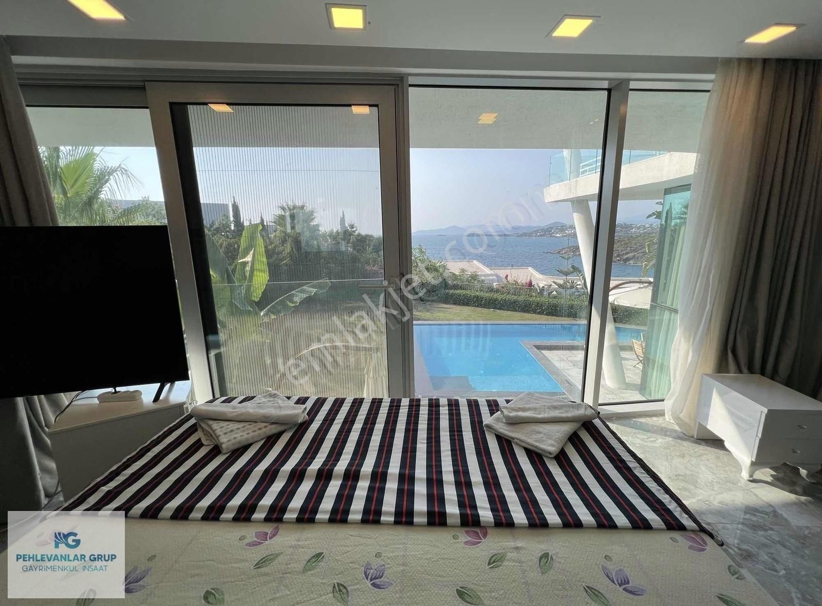 Bodrum Adabükü 5 Yıldızlı Otel Konsepti İçinde Denize Sıfır 4+1 - Görsel 10
