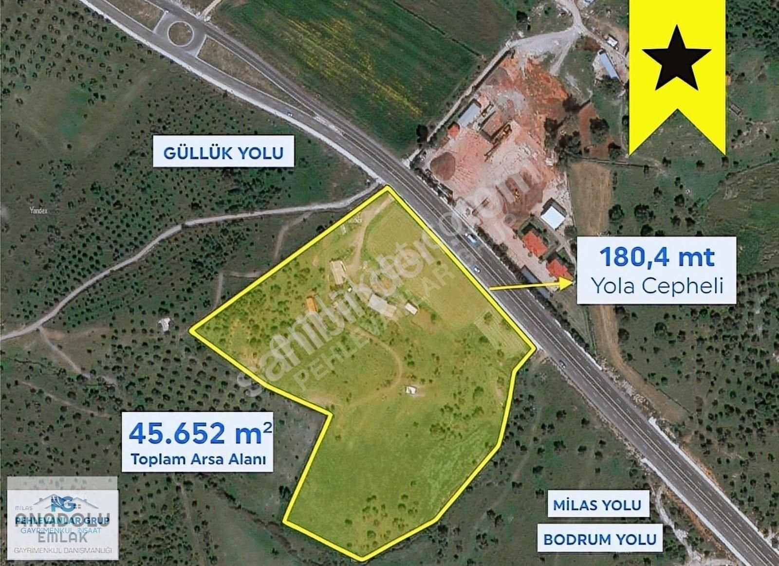Bodrum-güllük Yolu Üzerinde 45.652m2 Tic İmar Planında Satılık - Görsel 6