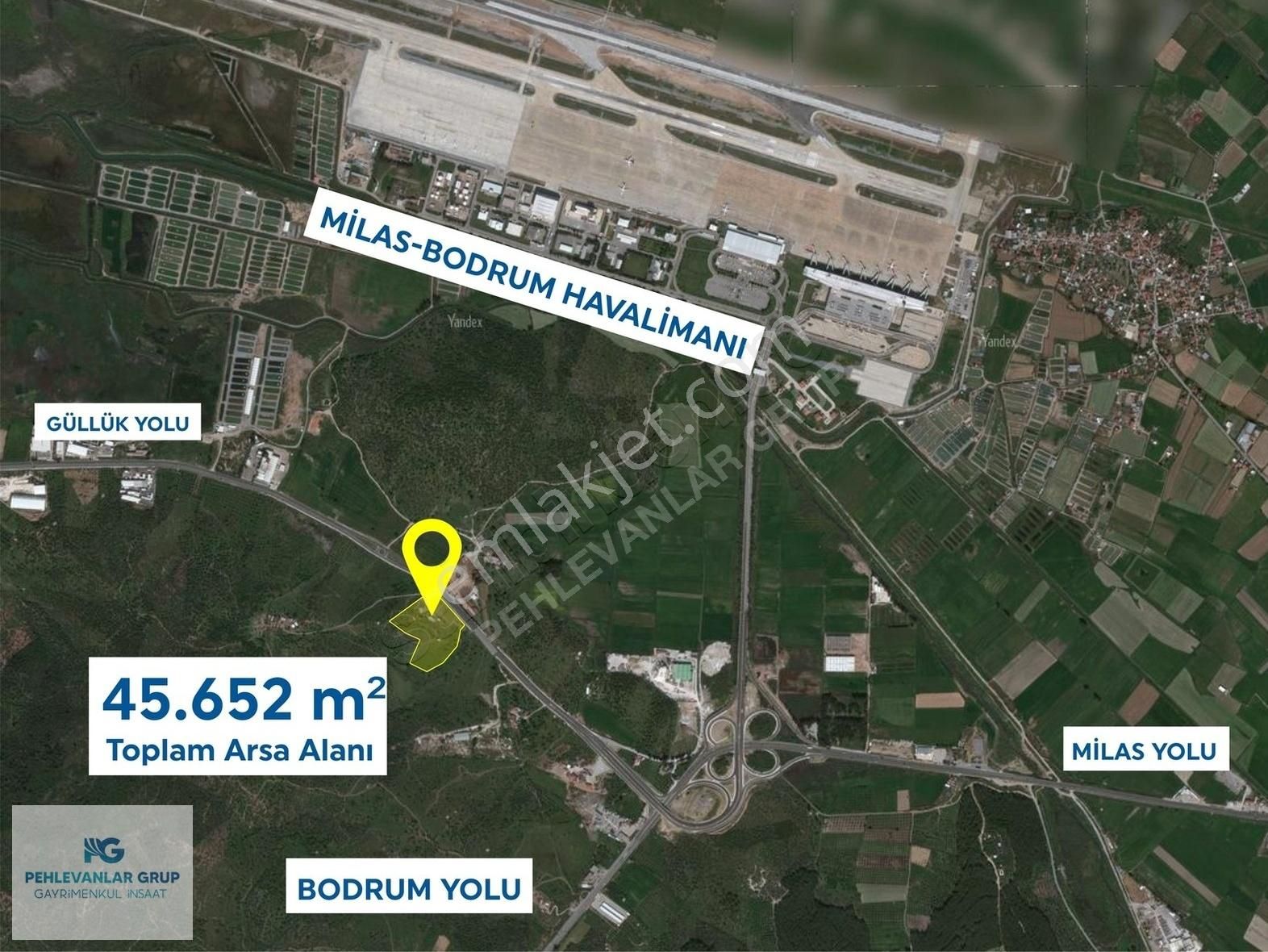 Bodrum-güllük Yolu Üzerinde 45.652m2 Tic İmar Planında Satılık - Görsel 3