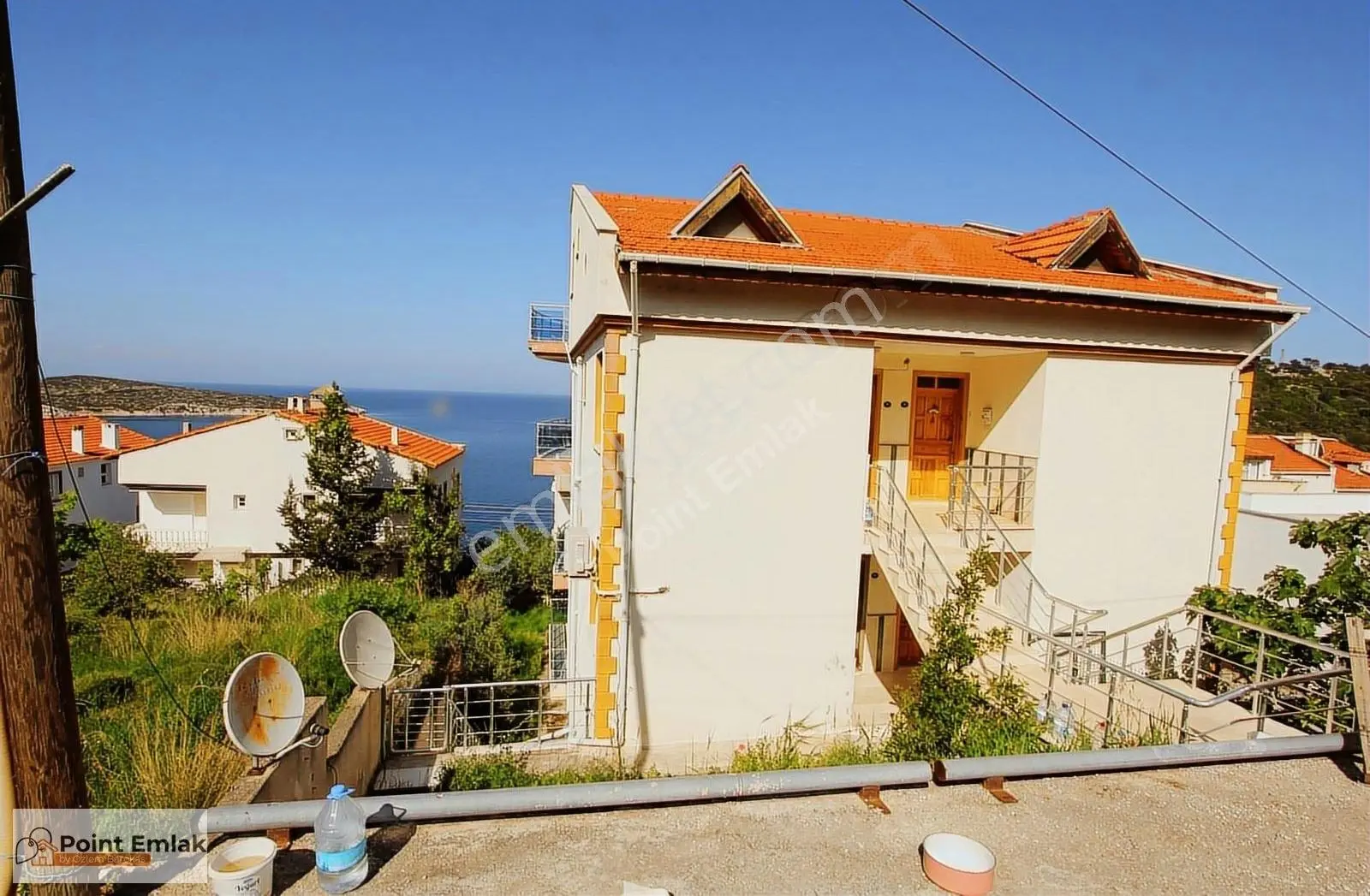Karaburun Deniz Manzaralı Bahçeli Dubleks Daire - Görsel 2