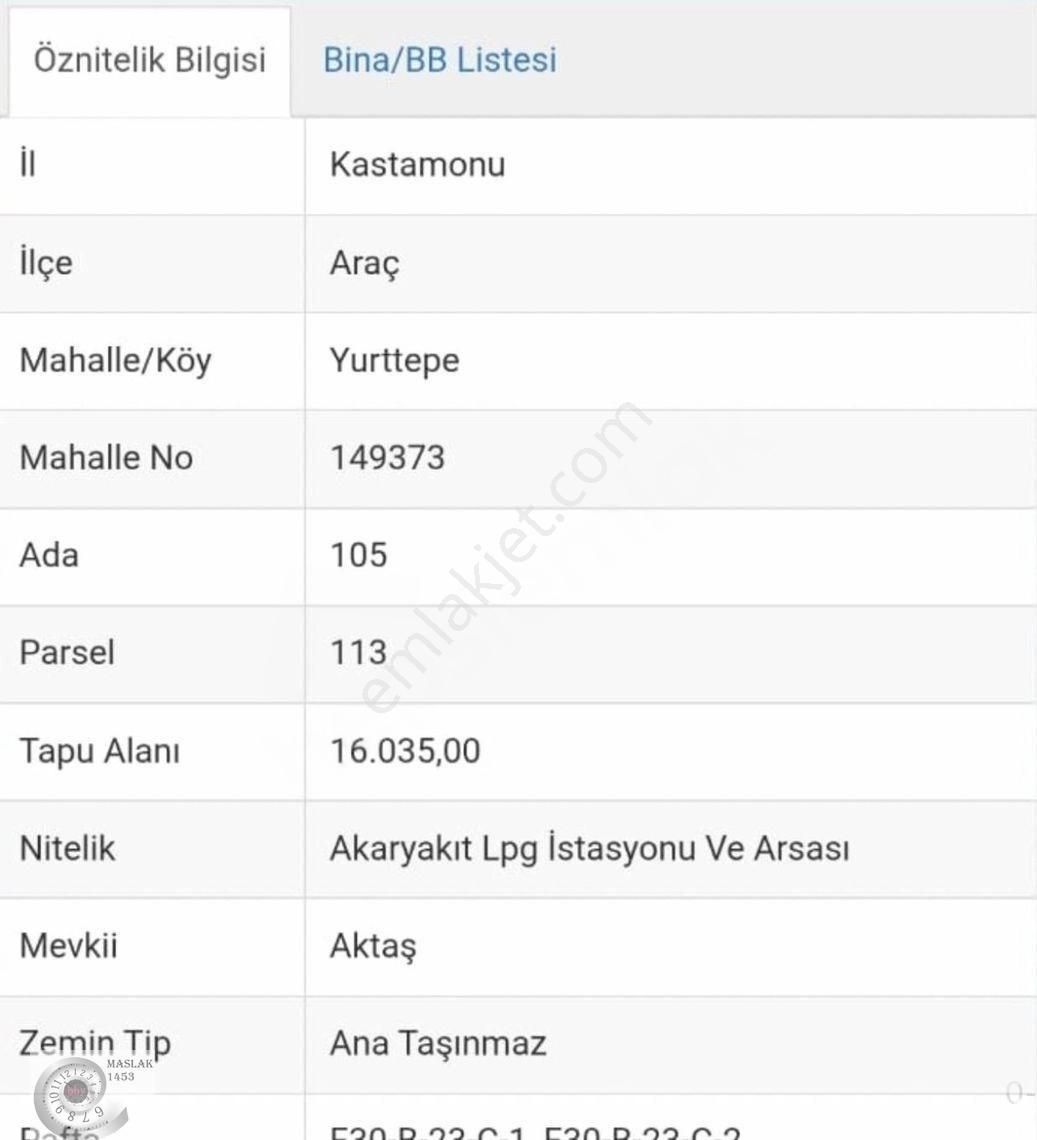 Kastamonu Karabük Yolu Üzerinde Satılık 16 Dönüm Benzinlik Arsası Ve Arazisi