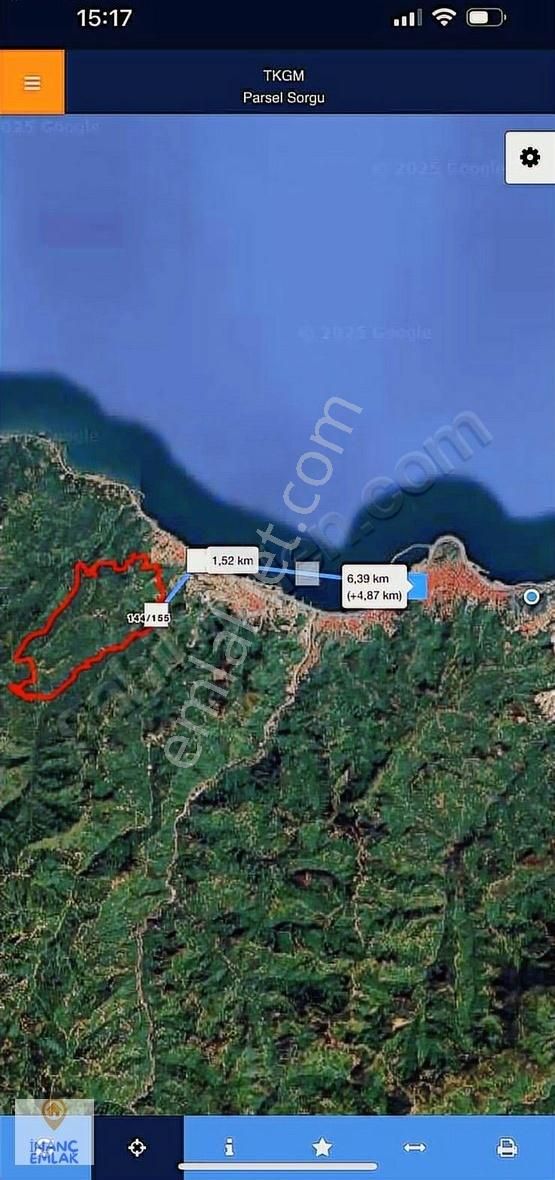 İnanç Prime Emlaktan Erikliman Da 20 Dönüm Turizm İmarlı Arsa - Görsel 26