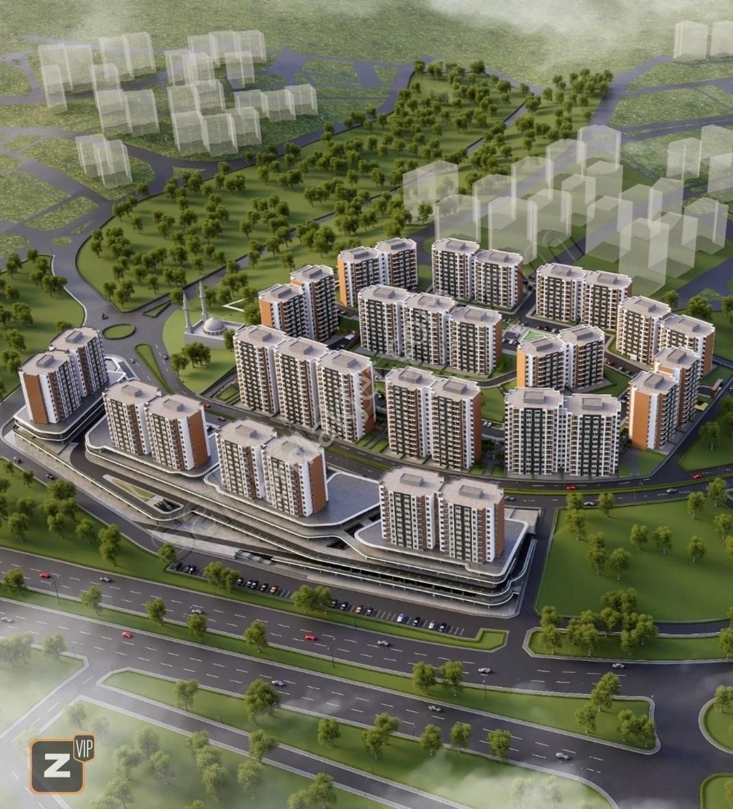 Ahi Evran F 2+1 Kurada Çıkmış Hisse