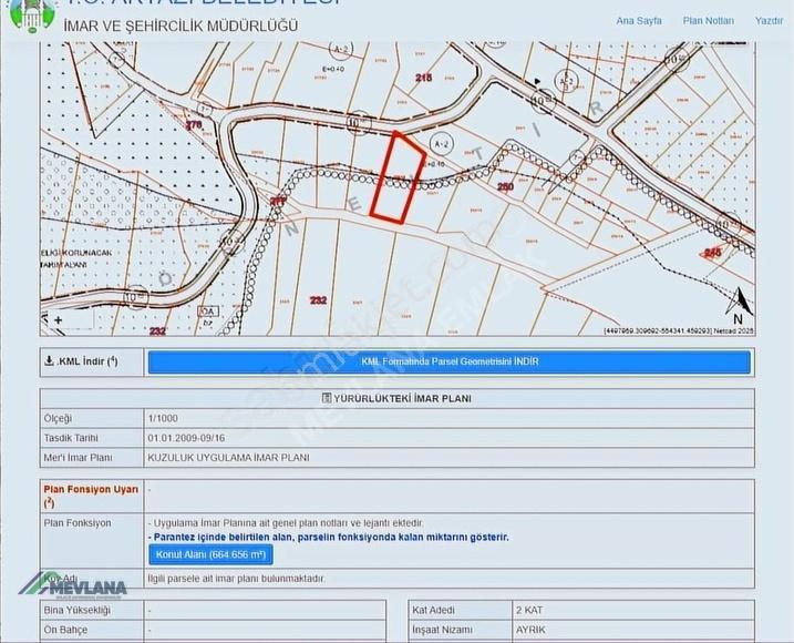 Mevlana Emlaktan Kuzuluk'ta 646 M² İmarlı Toplamda 1360 M² Bahçe - Görsel 6