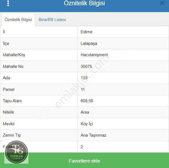 Edirne / Lalapaşa Hacıdanışment Yatırımlık Fırsat Arsalar! - Görsel 7
