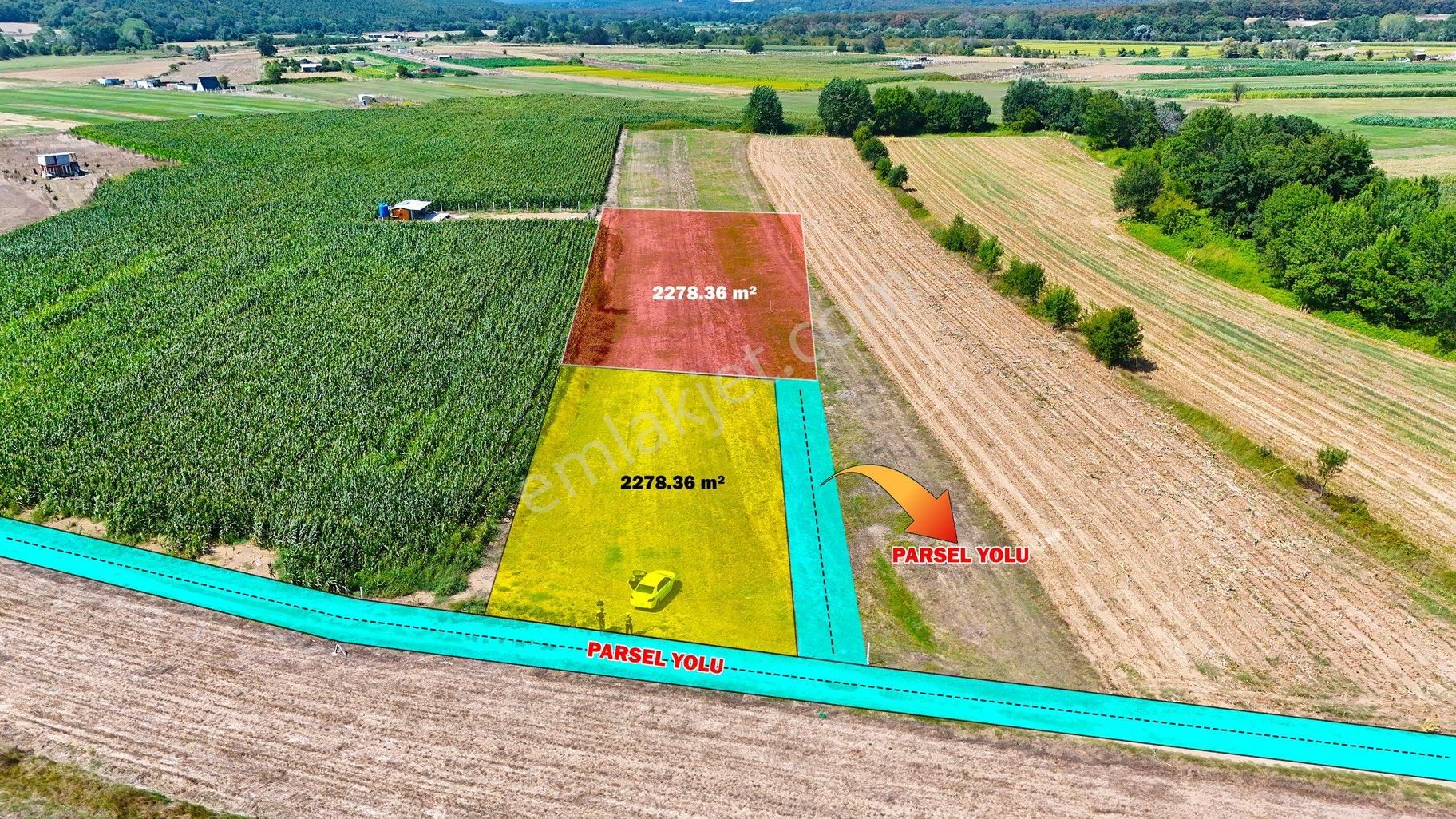 Çatalca Karacaköy 2280metre Çaplı Muvafakatnameli Tarla
