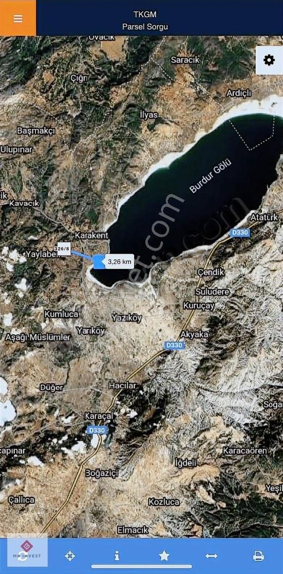 Burdur Merkez Yaylabeli'nde Satılık 10441 M2 Tarla - Görsel 2
