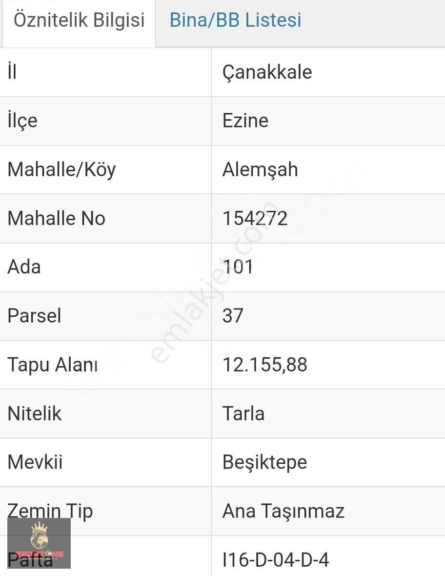 Çanakkale Ezine Alemşah Ta Denize Sıfır Şahane Tarla - Görsel 4