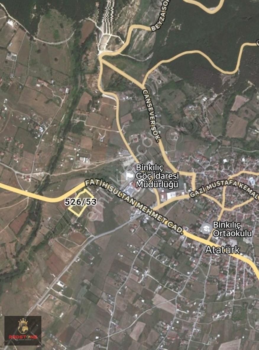 Çatalca Atatürk Mh. Muvafakatnameli Tapulu Hisseli Tarla - Görsel 2