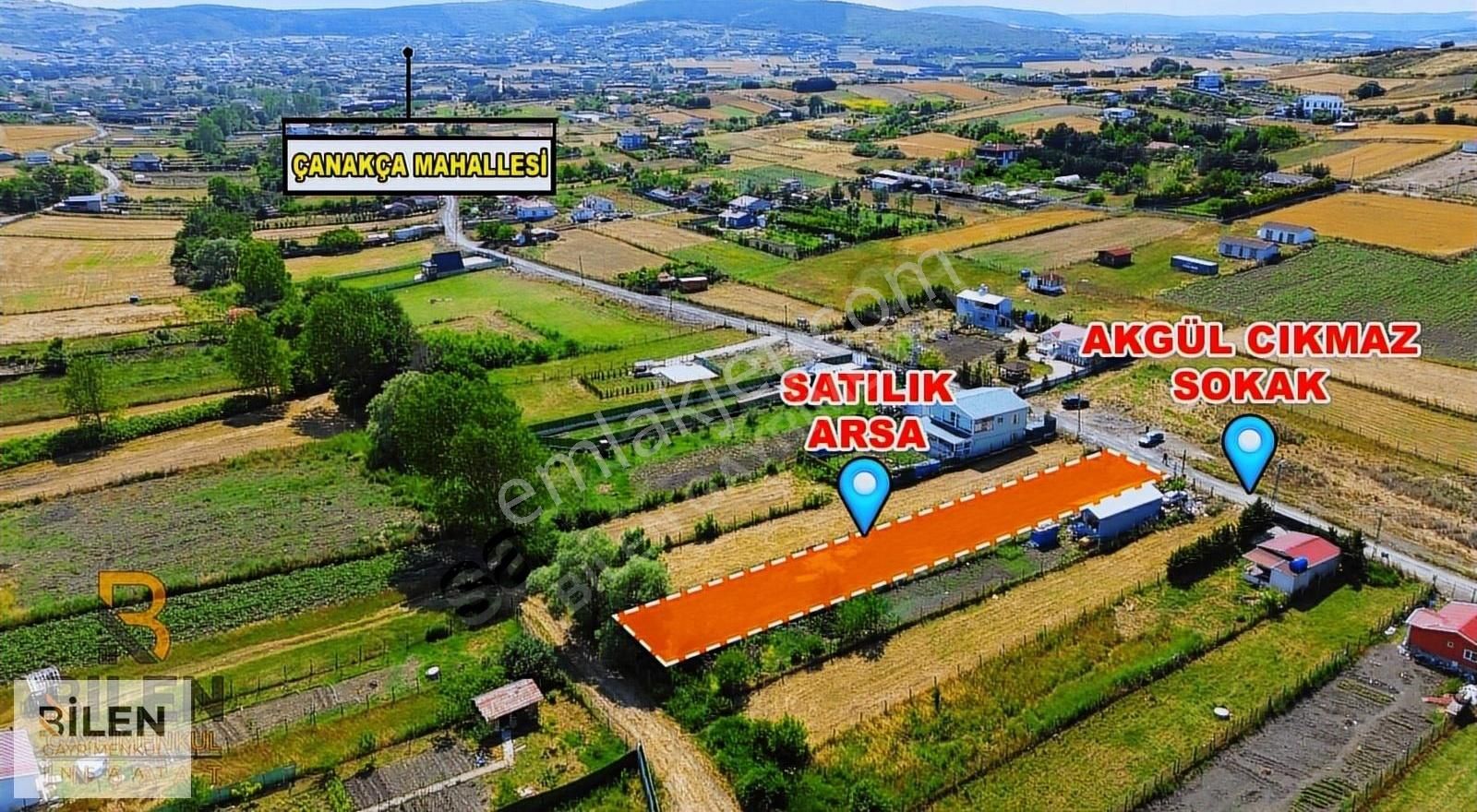#çanakça'da Tek Tapu 1005 M2 Ana Yola Cephe Kelepir Arsa