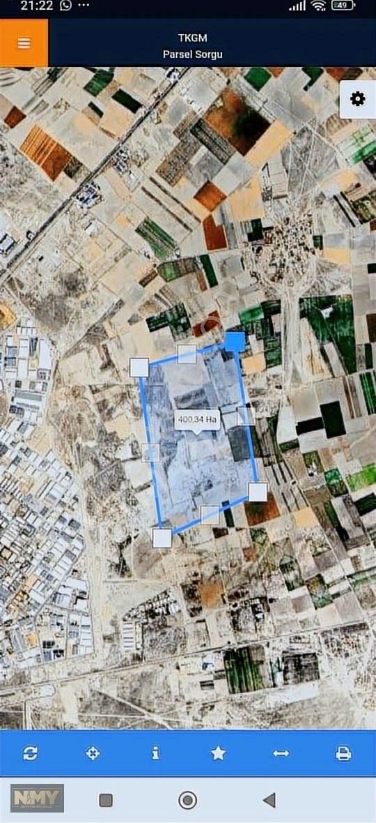 Tömek 6.org.1 Parsel Satılık 51640 M2 Egb De Tarla.