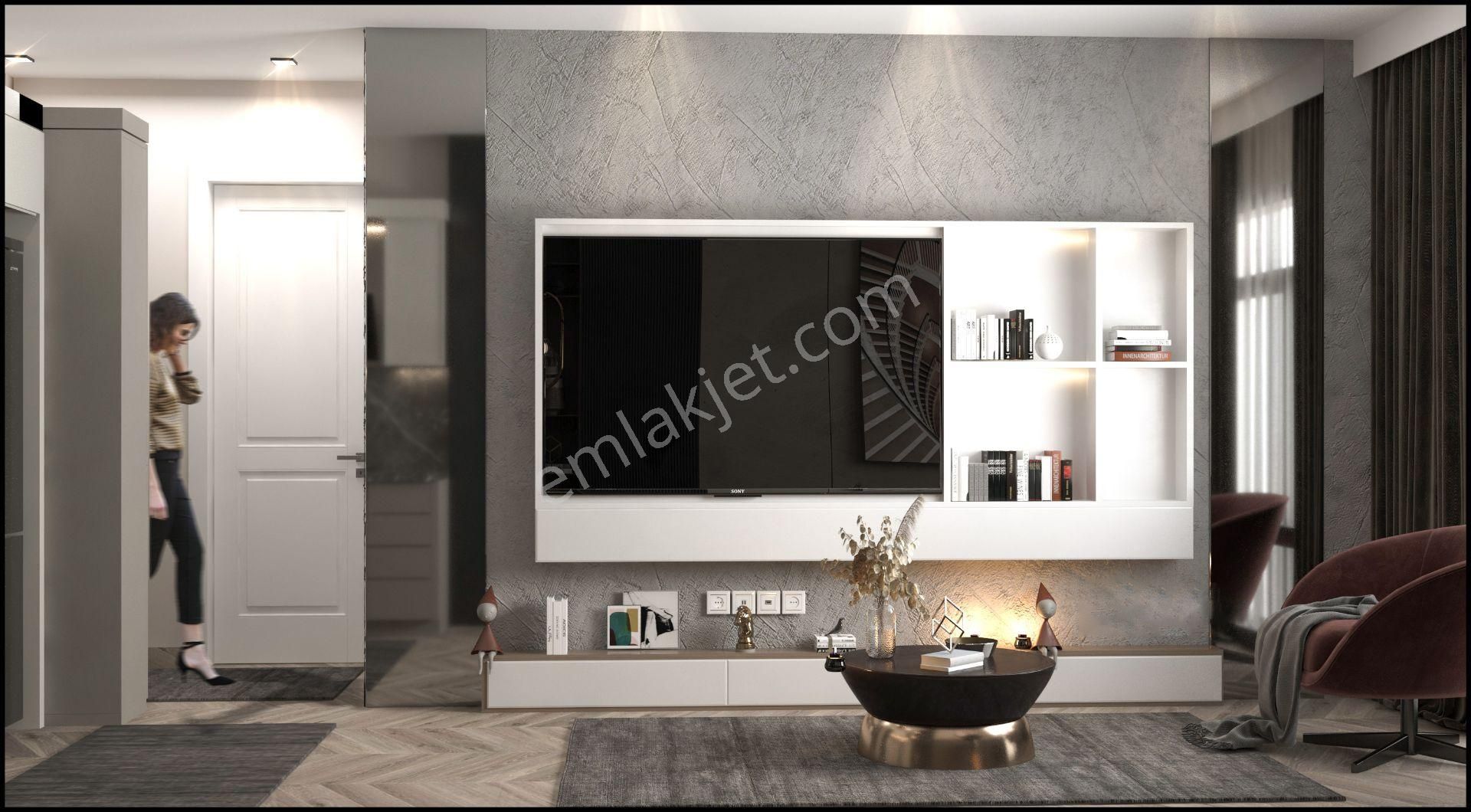 Aslan'dan Tece De Aqua Parklı Site İçi Sıfır 1+1 Satılık Daire - Görsel 6