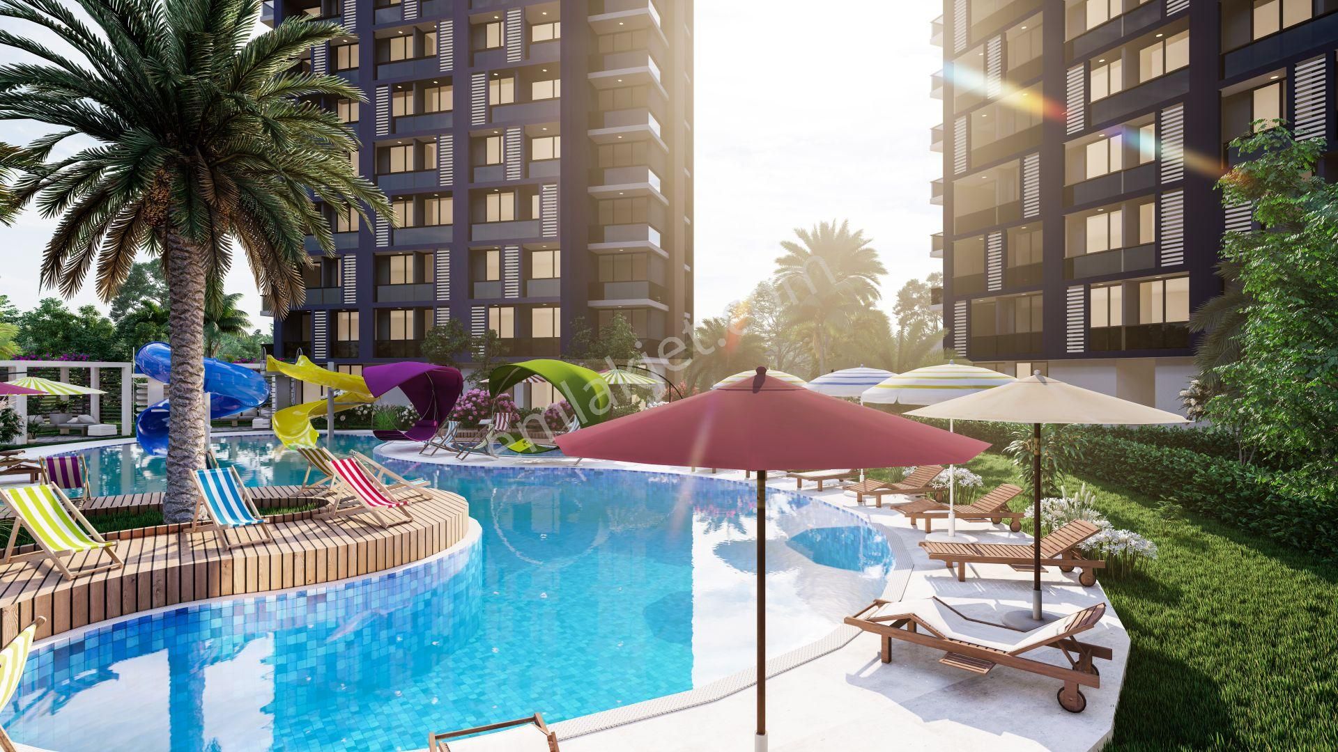 Aslan'dan Tece De Aqua Parklı Site İçi Sıfır 1+1 Satılık Daire - Görsel 5