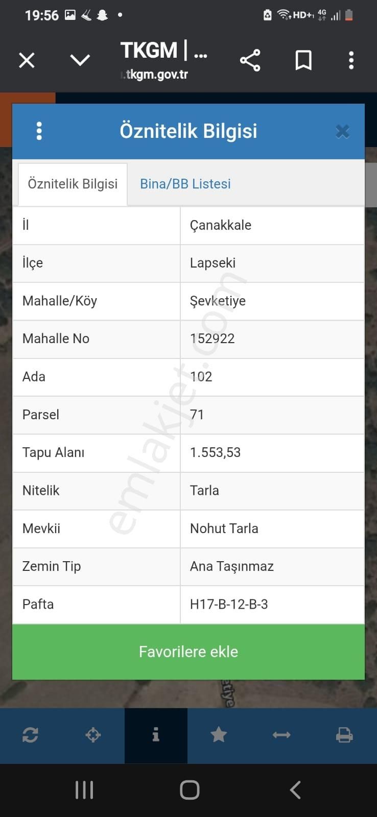 Şevketiye De Yola Cephe Tarla