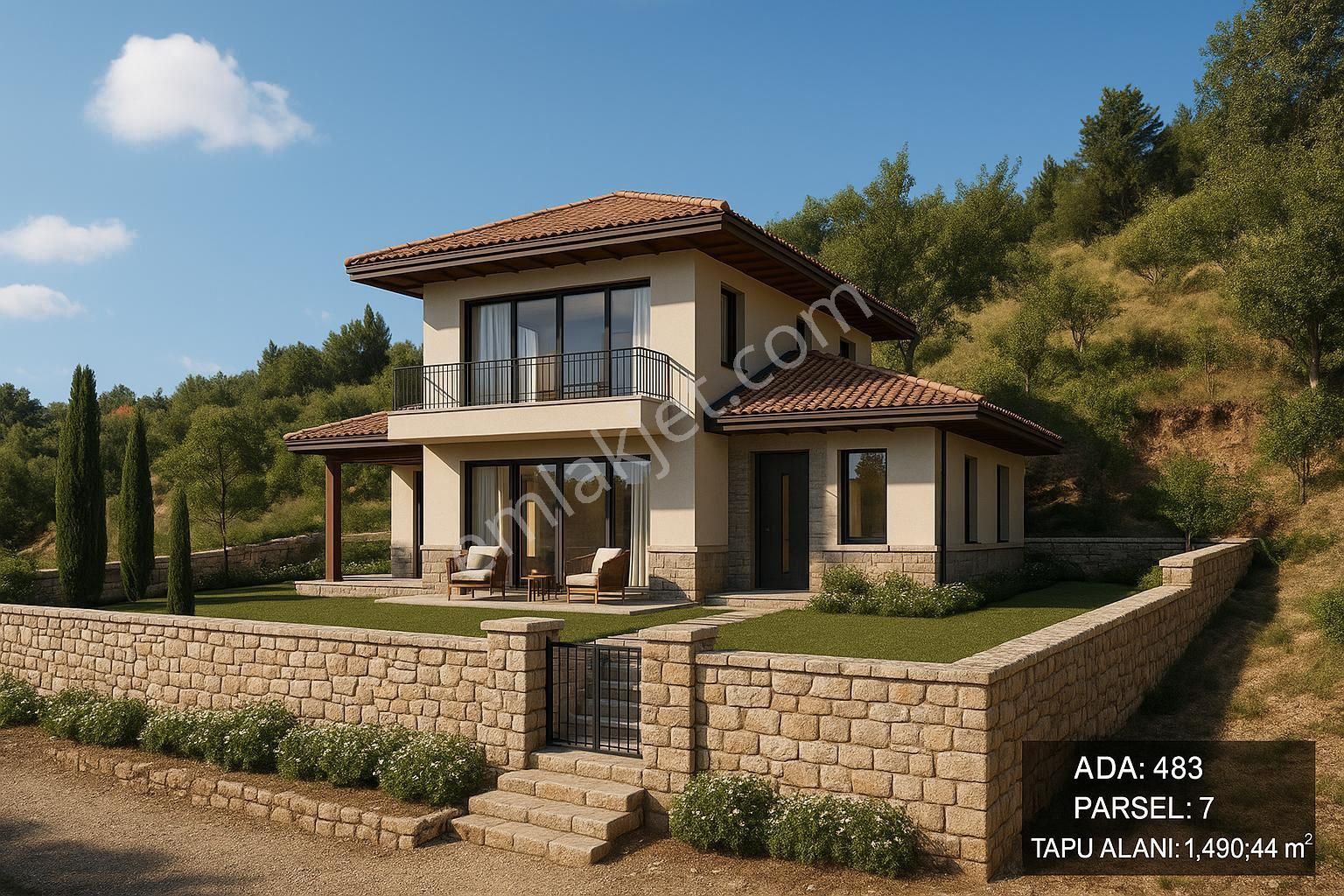 Konyaaltı Geyikbayırında 1500m2 Villa İmarlı Satılık Kelepir