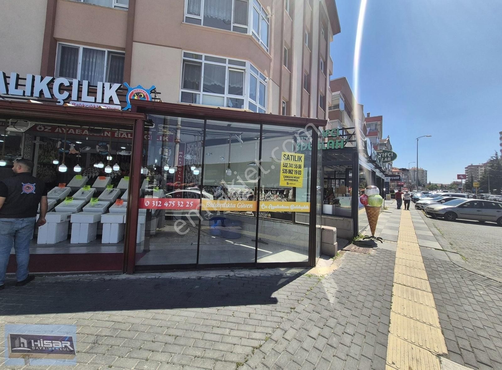 Hisar'dan Dikmen Cadde Üstü Köşe Binada Geniş Vitrinli Dükkan - Görsel 2