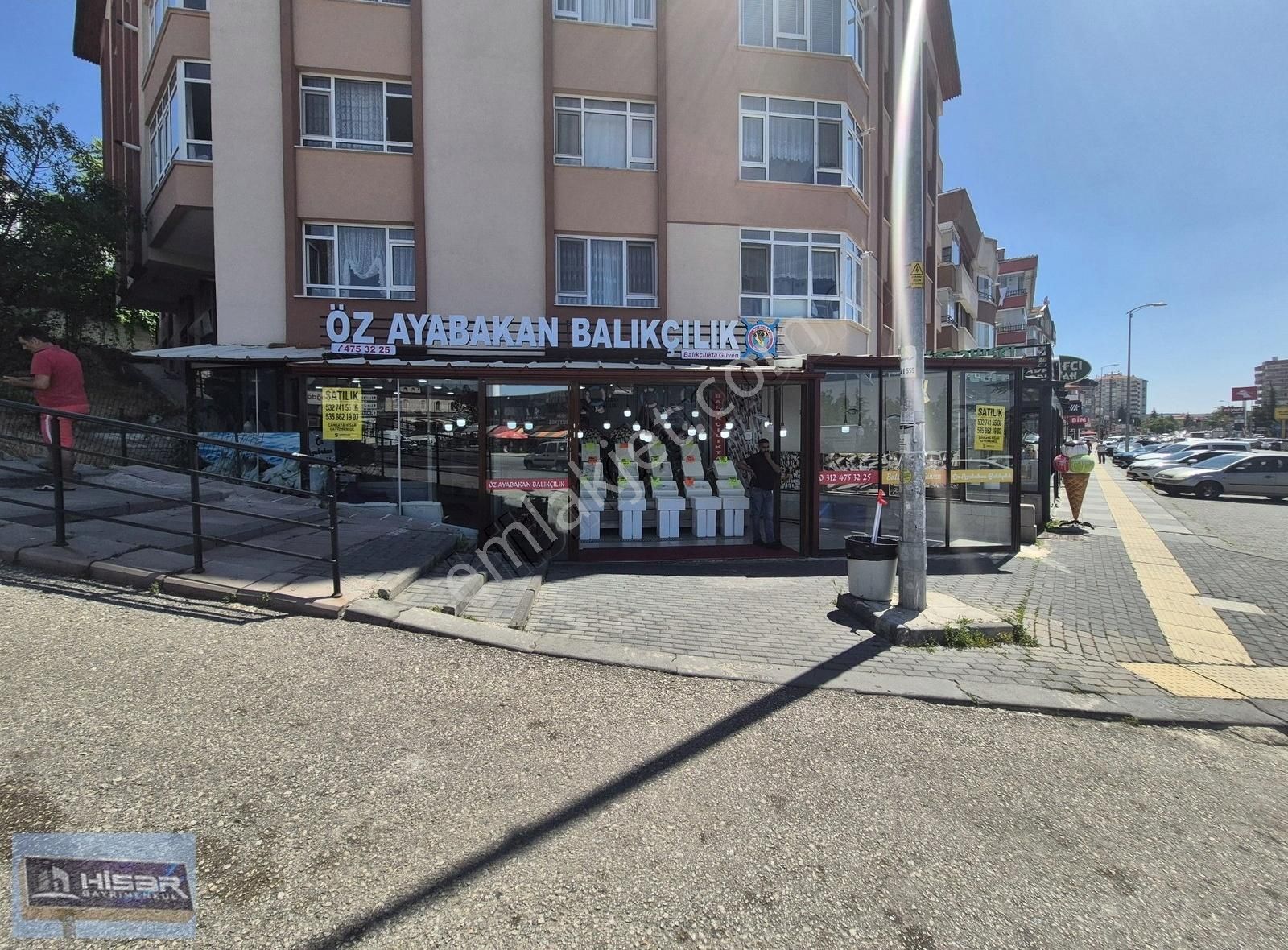 Hisar'dan Dikmen Cadde Üstü Köşe Binada Geniş Vitrinli Dükkan - Görsel 3