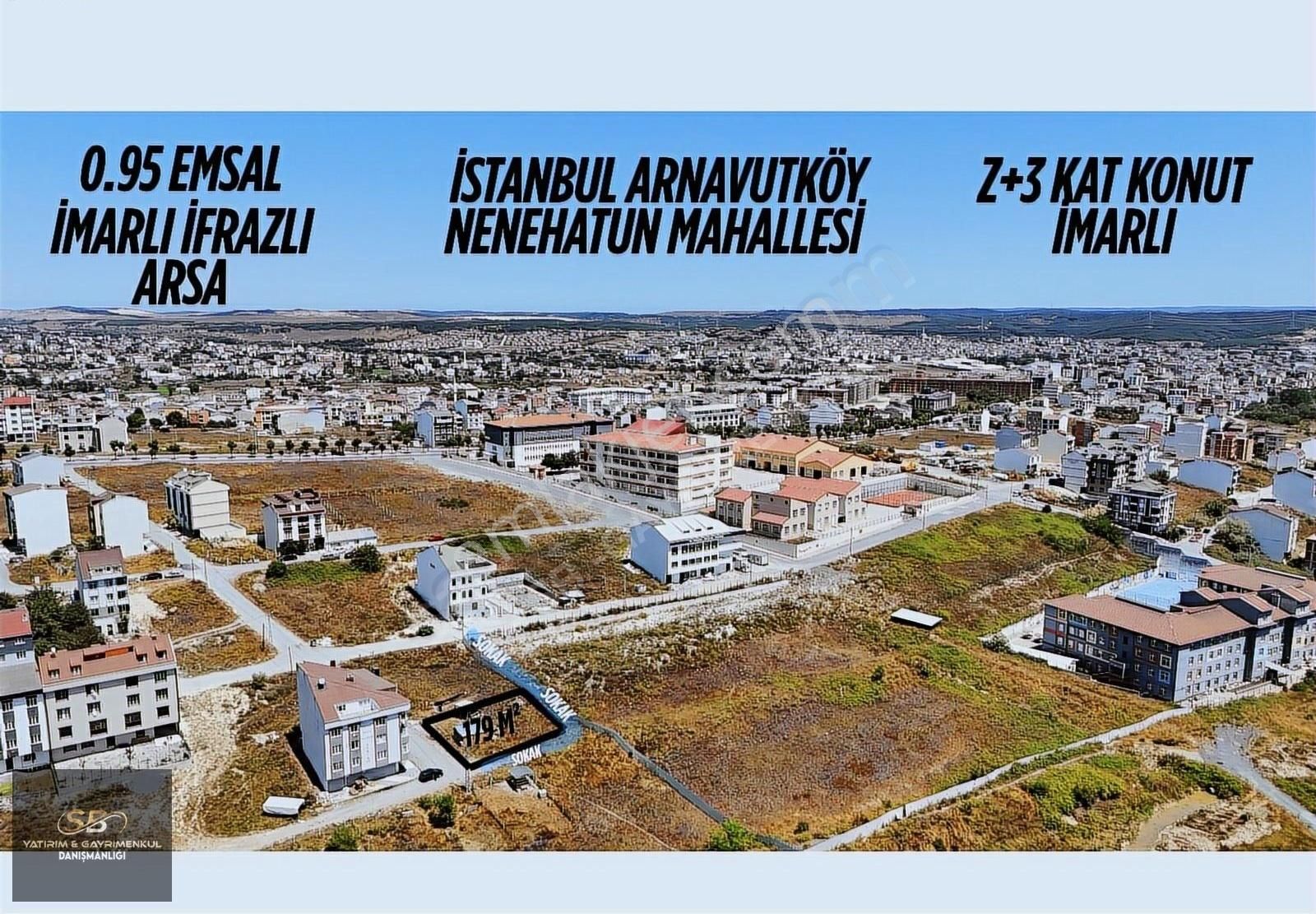 Arnavutköy Nenehatun Mahallesi Z+3 Kat Konut İmarlı 179m²
