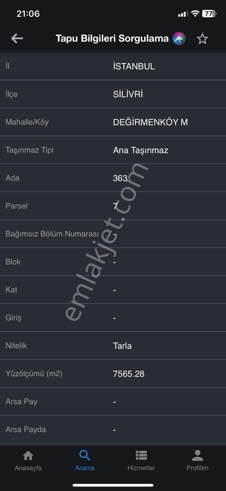 Silivri Değirmenköy Fevzipaşa'da Satılık-570 Mt Arsa - Görsel 3