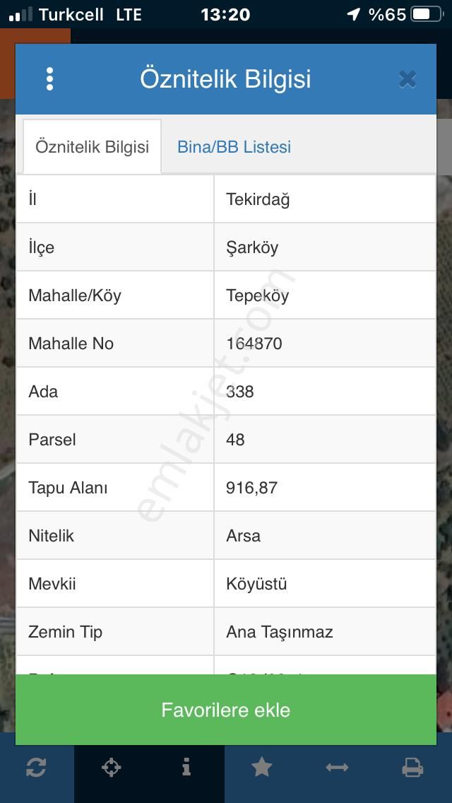 Şarköy De Işık Emlaktan Tepeköy Mah De 916 M2 0/35 İmarlı Arsalar - Görsel 14