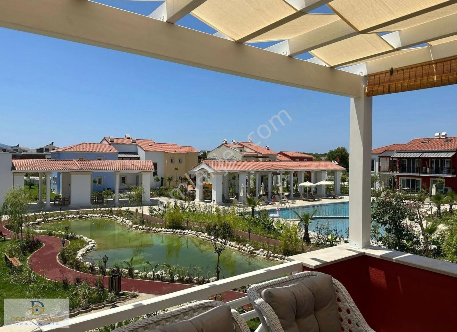 Fethiye Kızılada Fabay Evlerinde Lüx 2+1 Eşyalı Dublex Daire