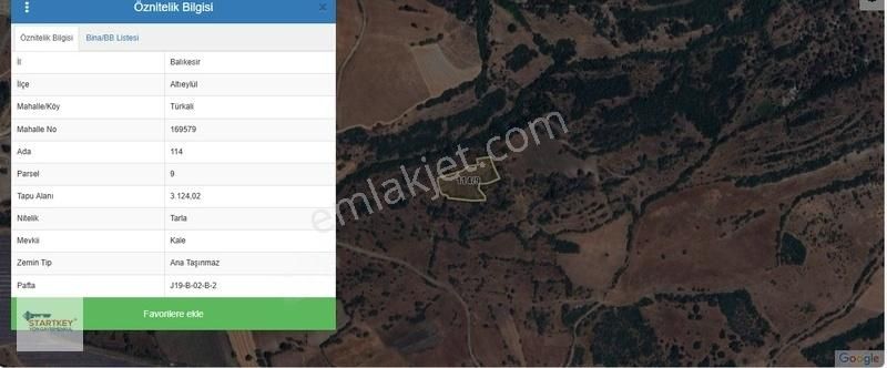 Yön'den Türkali Mah.de Bölgenin En Uygun Fiyatlı Tarlası